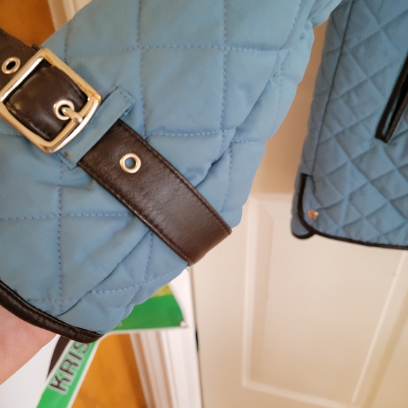 COACH JACKET with leather accents Size Med in EUC - Picture 3 of 10